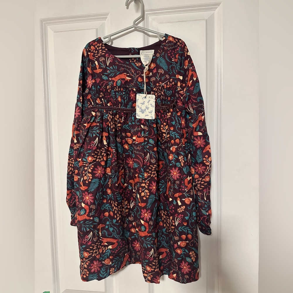 Colorful Floral Kids Dress